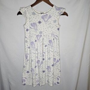 Girls Disney Frozen II Hanna Andersson Elsa Snowflakes Nightgown Dress 130 US 8